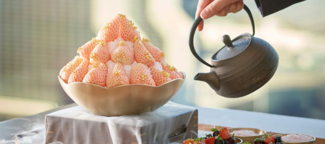만년설 딸기 빙수 