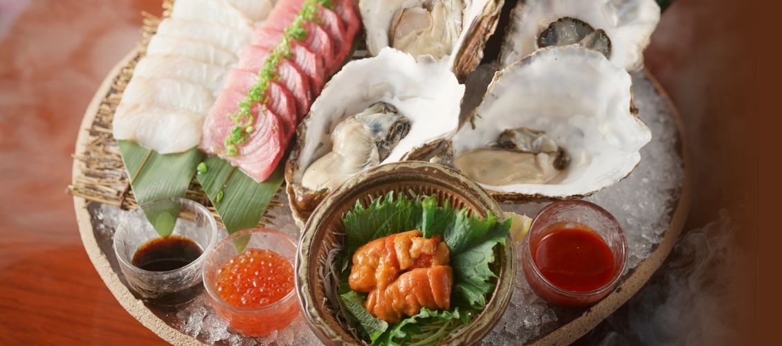 Oyster & Sashimi Platter
