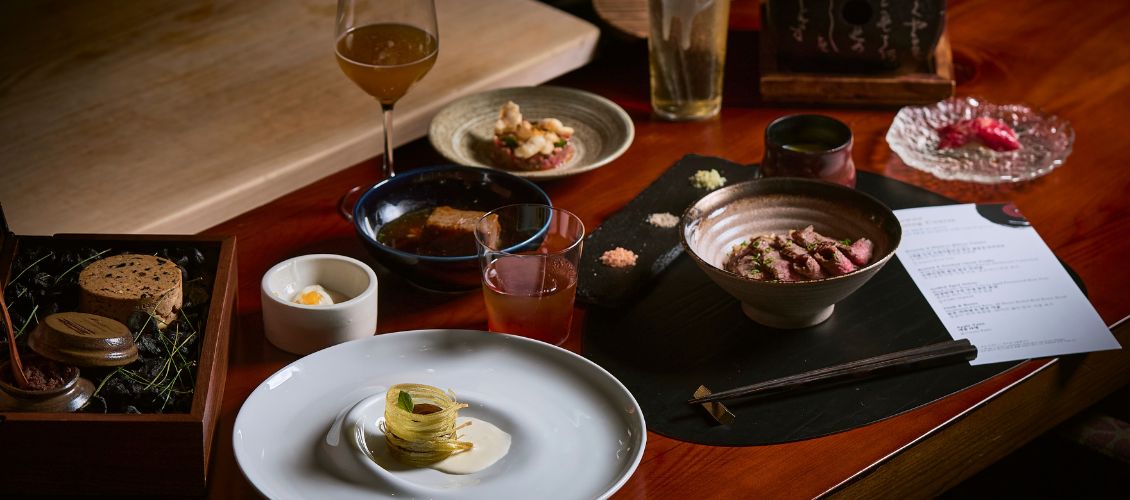 Festive Hanwoo Tasting Course