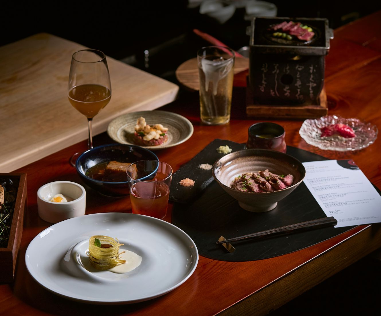 Festive Hanwoo Tasting Course