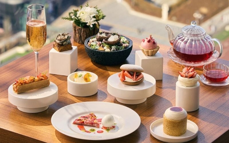 스트로베리 애프터눈 티 세트