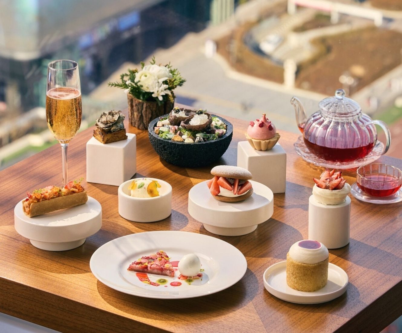 스트로베리 애프터눈 티 세트